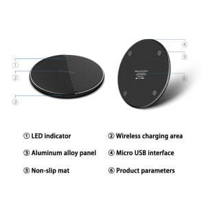 15W Fast Wireless Charger Pad - H&A Outlet