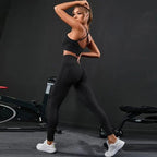 2 Pieces Women's Tracksuit Seamless Yoga Set Workout Sportswear Gym Clothing High Waist Leggings Fitness Sports Suits - H&A Outlet