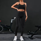 2 Pieces Women's Tracksuit Seamless Yoga Set Workout Sportswear Gym Clothing High Waist Leggings Fitness Sports Suits - H&A Outlet
