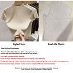 2025 Pullover Sweater Basic Layering Piece Thin Pullover Women Female Knitted Sweater Slim Short Sleeve Bodycon Sweater - H&A Outlet