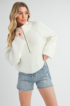 Debbie Half-Zip Sweater