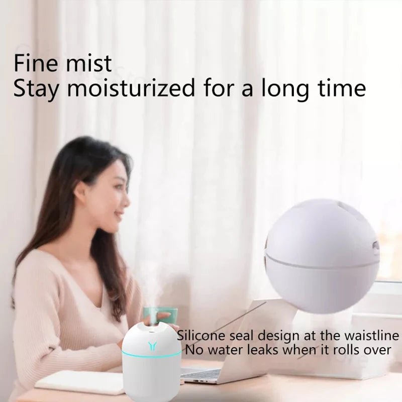 250ML Mini Aroma Oil Diffuser USB Essential Oil Atomizer Electric Air - H&A Outlet