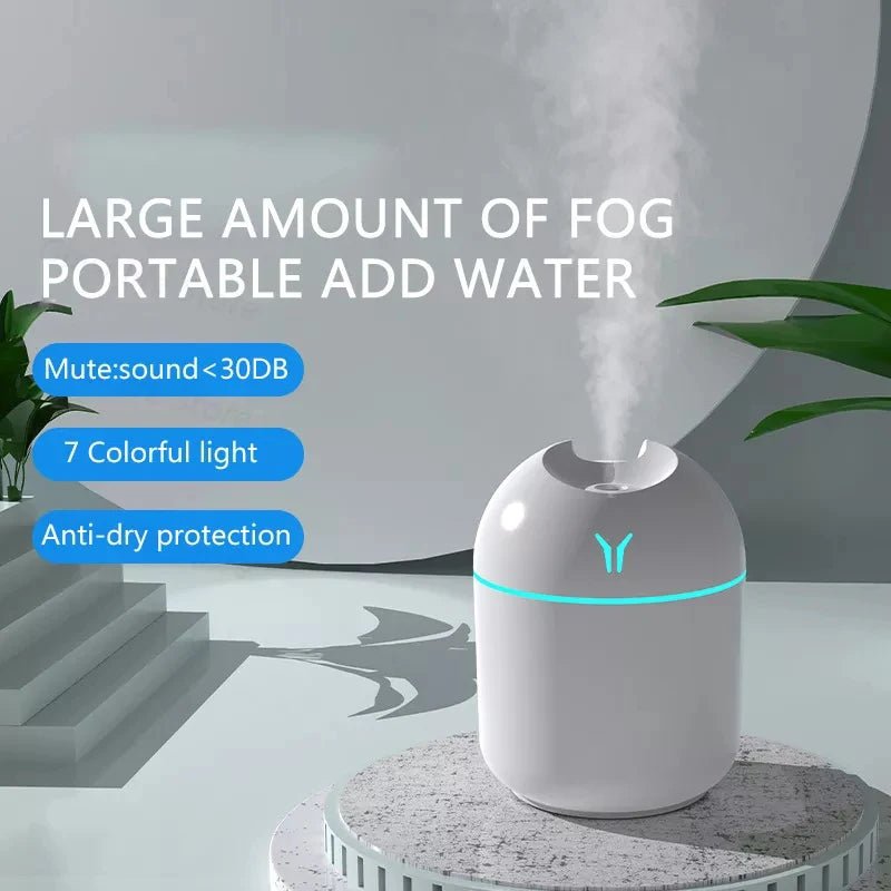 250ML Mini Aroma Oil Diffuser USB Essential Oil Atomizer Electric Air - H&A Outlet