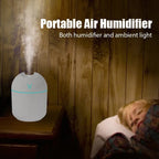 250ML Mini Aroma Oil Diffuser USB Essential Oil Atomizer Electric Air - H&A Outlet