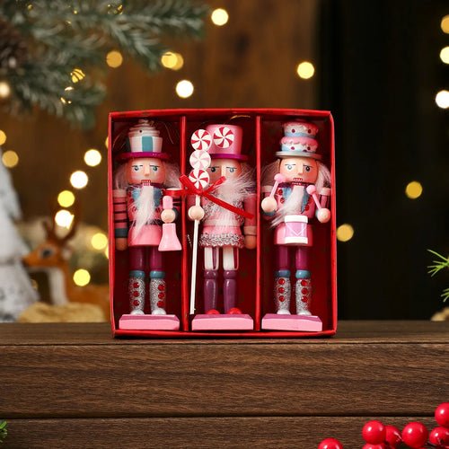 3/4/5PCS Christmas Tree Decoration Pecan Soldier Hanging Christmas - H&A Outlet