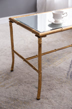 36x16x16.5' Antique Gold Coffee Table - H&A Outlet