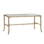 36x16x16.5' Antique Gold Coffee Table - H&A Outlet