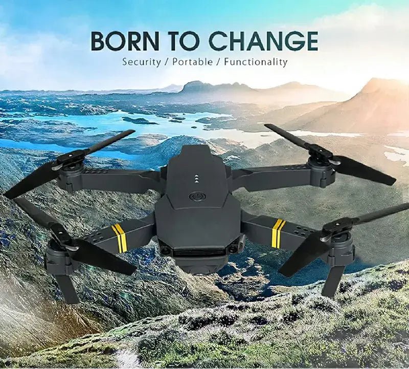 4K HD Dual Camera RC FPV WiFi Portable Wide Angle Foldable Quadcopter - H&A Outlet