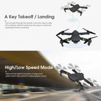 4K HD Dual Camera RC FPV WiFi Portable Wide Angle Foldable Quadcopter - H&A Outlet