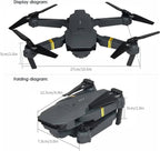 4K HD Dual Camera RC FPV WiFi Portable Wide Angle Foldable Quadcopter - H&A Outlet