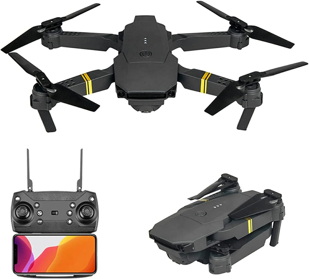 4K HD Dual Camera RC FPV WiFi Portable Wide Angle Foldable Quadcopter - H&A Outlet