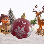 60cm Outdoor Christmas Inflatable Decorated Ball PVC Giant Big Large - H&A Outlet