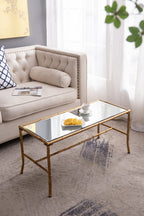 36x16x16.5' Antique Gold Coffee Table