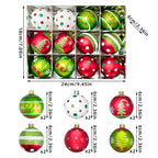34/12/9pcs Grinch Christmas Ball Decorations Green Monster Xmas Tree