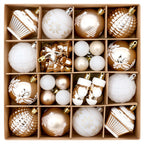 Champagne Gold Christmas Ball Decorations Christmas Tree Ornaments
