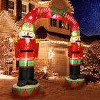 OurWarm 8FT Christmas Inflatables Outdoor Decorations,Giant Nutcracker