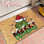 Christmas Door Mat Outdoor Welcome Mat For Front Door, Entryway