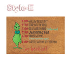 Christmas Door Mat Outdoor Welcome Mat For Front Door, Entryway