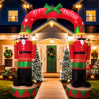 OurWarm 8FT Christmas Inflatables Outdoor Decorations,Giant Nutcracker