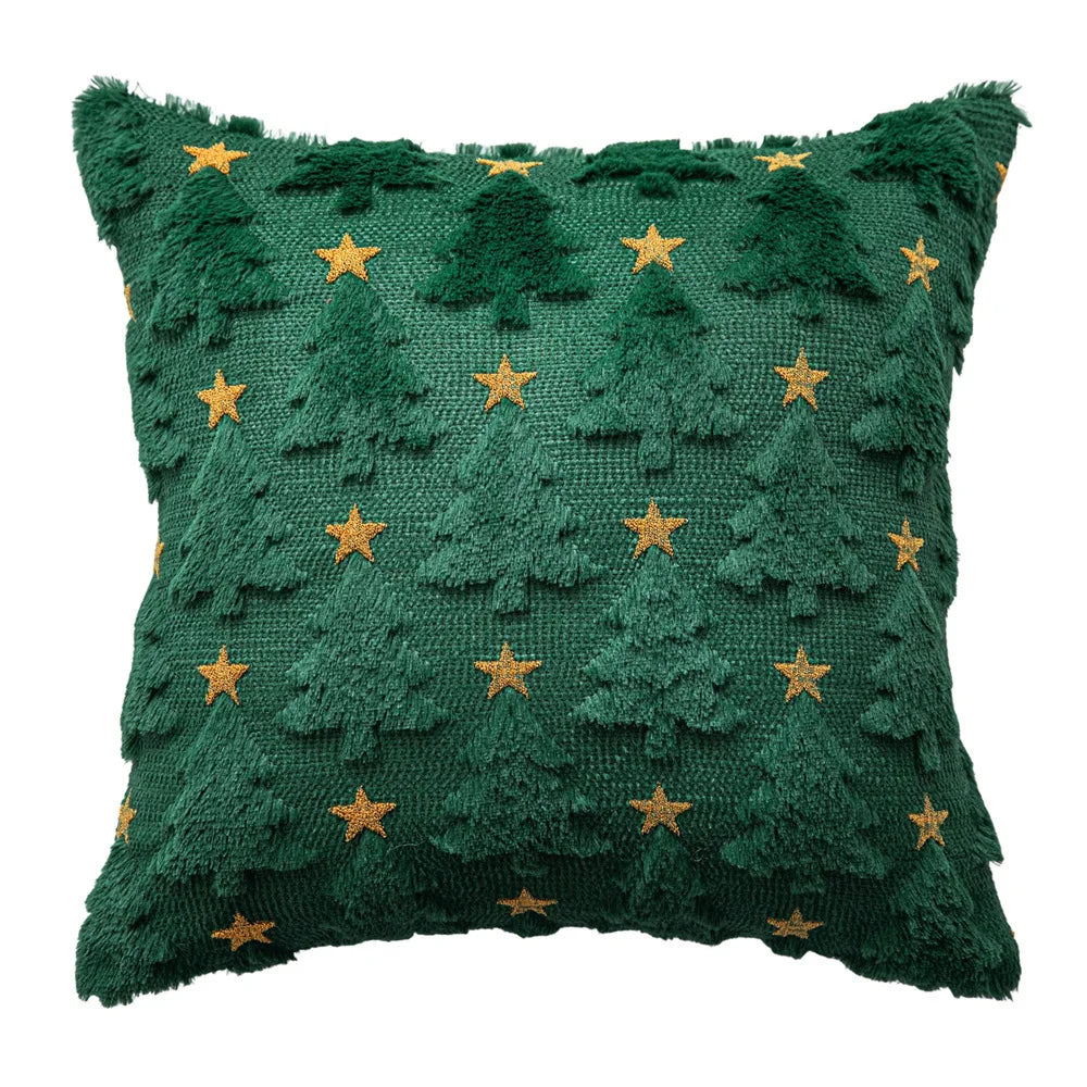 1pc Christmas Decorative Throw Cushion Set - Knitted Christmas