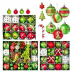34/12/9pcs Grinch Christmas Ball Decorations Green Monster Xmas Tree