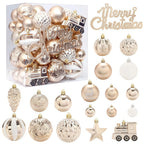 Champagne Gold Christmas Ball Decorations Christmas Tree Ornaments