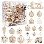 Champagne Gold Christmas Ball Decorations Christmas Tree Ornaments