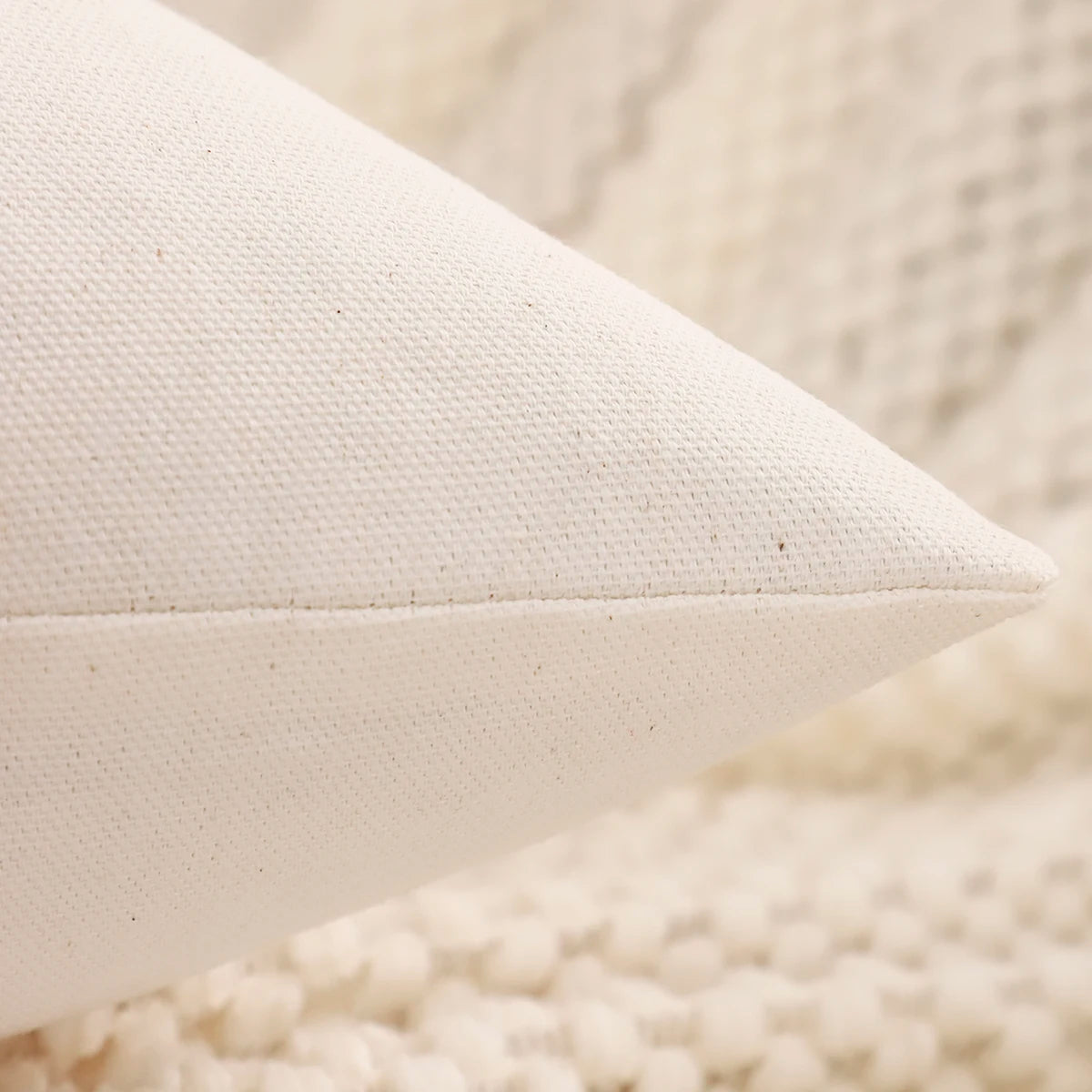 1 PC Christmas Decoration Throw Pillow Cover Embroidery Canvas Tufted