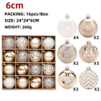 Champagne Gold Christmas Ball Decorations Christmas Tree Ornaments