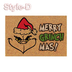 Christmas Door Mat Outdoor Welcome Mat For Front Door, Entryway