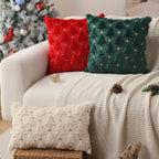 1pc Christmas Decorative Throw Cushion Set - Knitted Christmas