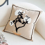 45x45CM Brown Vintage Nordic Throw Pillow Cover Cream Light luxury