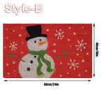 Christmas Door Mat Outdoor Welcome Mat For Front Door, Entryway