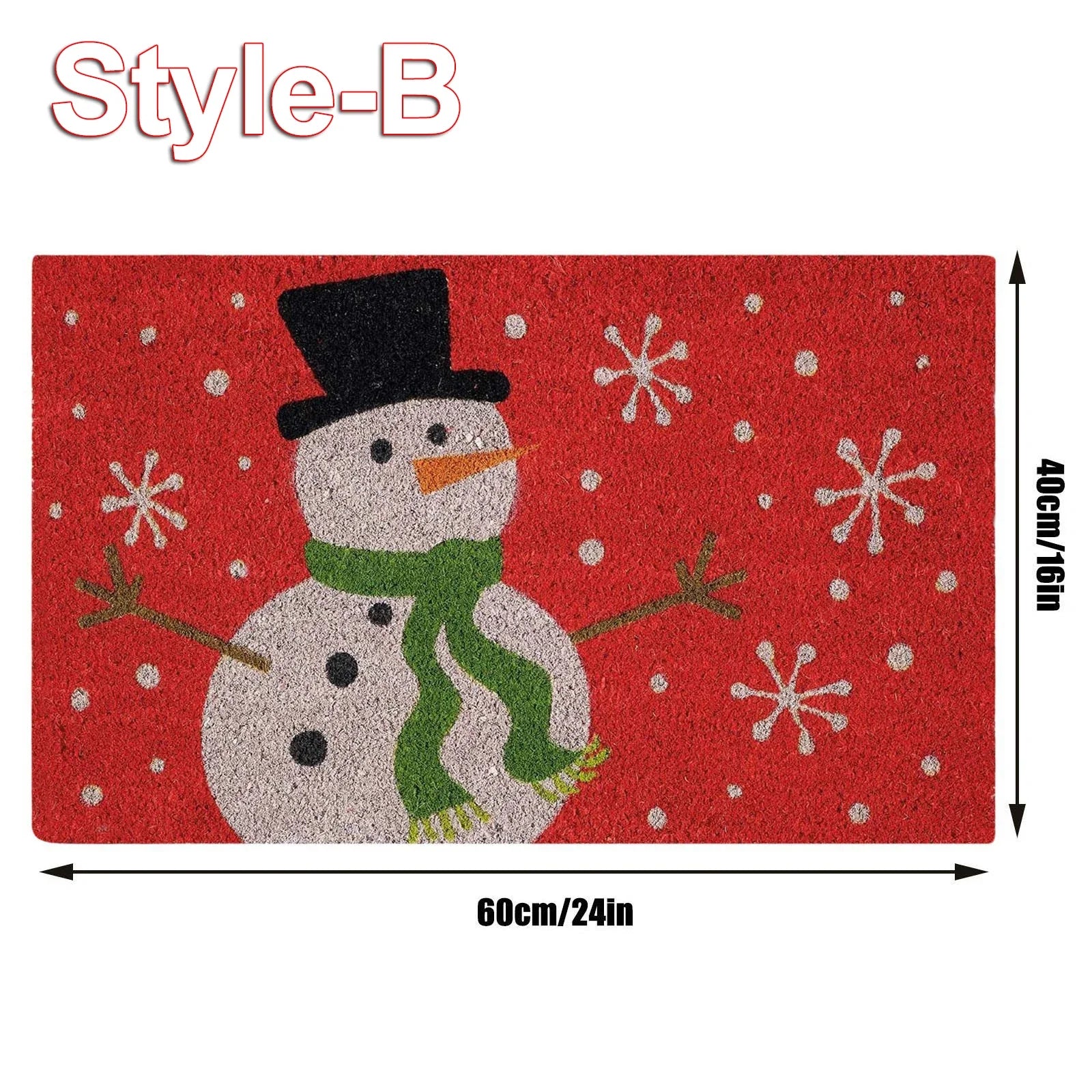 Christmas Door Mat Outdoor Welcome Mat For Front Door, Entryway