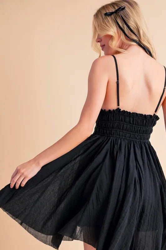 Aemi+Co Lace Detail Mini Cami Dress - H&A Outlet
