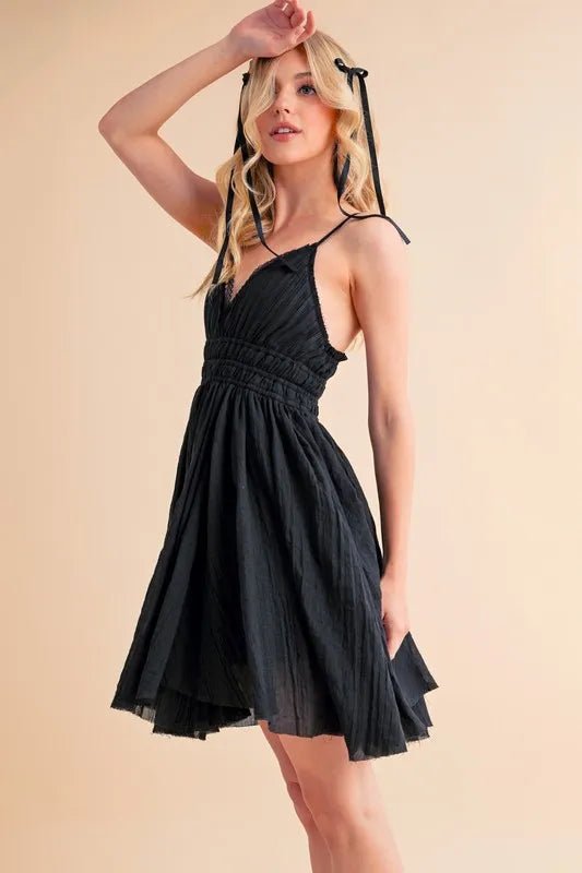 Aemi+Co Lace Detail Mini Cami Dress - H&A Outlet