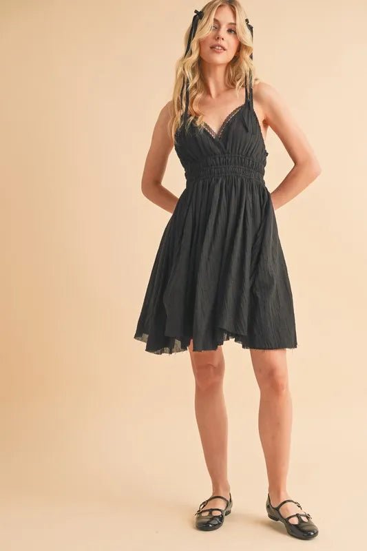 Aemi+Co Lace Detail Mini Cami Dress - H&A Outlet