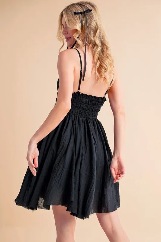 Aemi+Co Lace Detail Mini Cami Dress - H&A Outlet