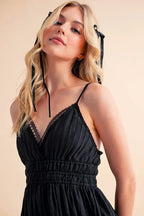 Aemi+Co Lace Detail Mini Cami Dress - H&A Outlet
