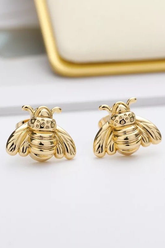 Bumble Bee Stud Earrings - H&A Outlet