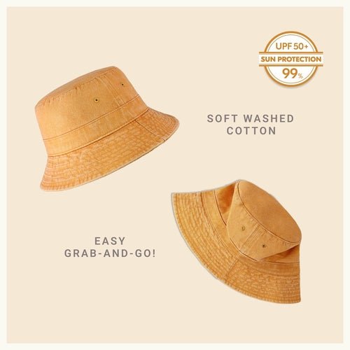 Classic Cotton Bucket Hat for Summer – Lightweight Cotton Sun Hat - H&A Outlet