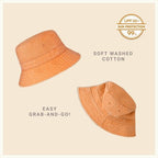 Classic Cotton Bucket Hat for Summer – Lightweight Cotton Sun Hat - H&A Outlet