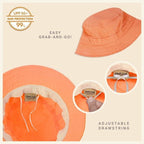 Classic Cotton Bucket Hat for Summer – Lightweight Cotton Sun Hat - H&A Outlet