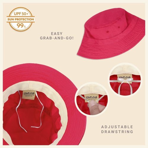 Classic Cotton Bucket Hat for Summer – Lightweight Cotton Sun Hat - H&A Outlet