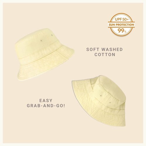 Classic Cotton Bucket Hat for Summer – Lightweight Cotton Sun Hat - H&A Outlet