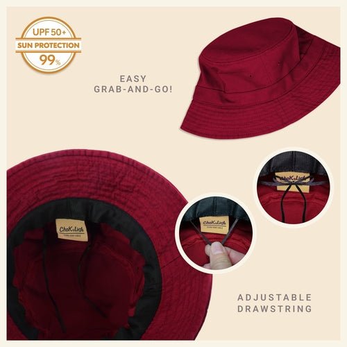Classic Cotton Bucket Hat for Summer – Lightweight Cotton Sun Hat - H&A Outlet