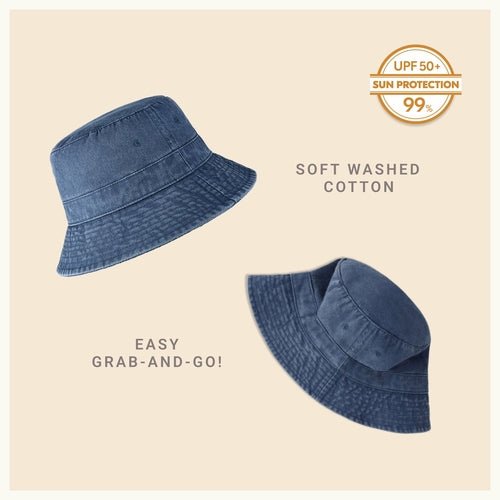 Classic Cotton Bucket Hat for Summer – Lightweight Cotton Sun Hat - H&A Outlet