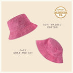Classic Washed Cotton Bucket Hat - H&A Outlet