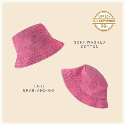 Classic Washed Cotton Bucket Hat - H&A Outlet