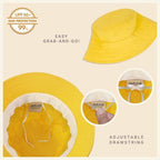 Classic Washed Cotton Bucket Hat - H&A Outlet
